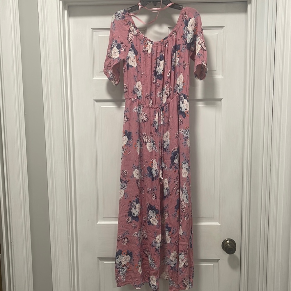 Love, Fire  Purple Maxi Romper-Medium